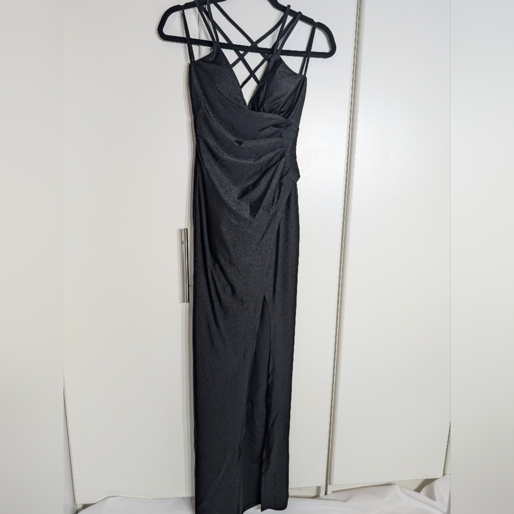 City Triangles Black Long Prom Dress Size 0